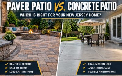 Paver Patio vs. Concrete Patio: Which Is Right for Your New Jersey Home?